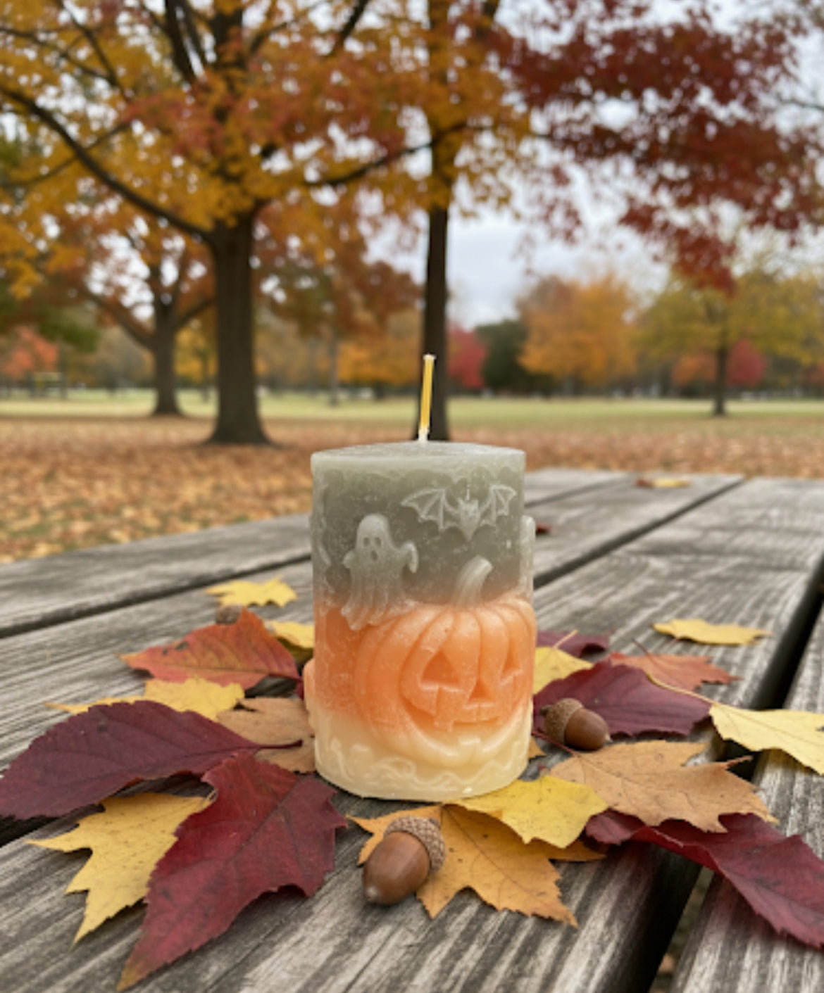 A COZY PUMPKIN CANDLE
